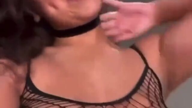 Taliyaandgustavo Nude See Through Lingerie Tease